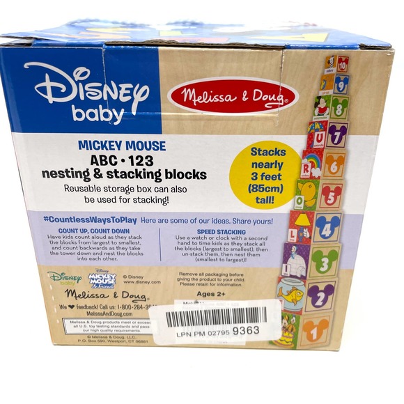 Melissa & Doug Toys Melissa Doug Mickey Mouse Nesting Stacking
